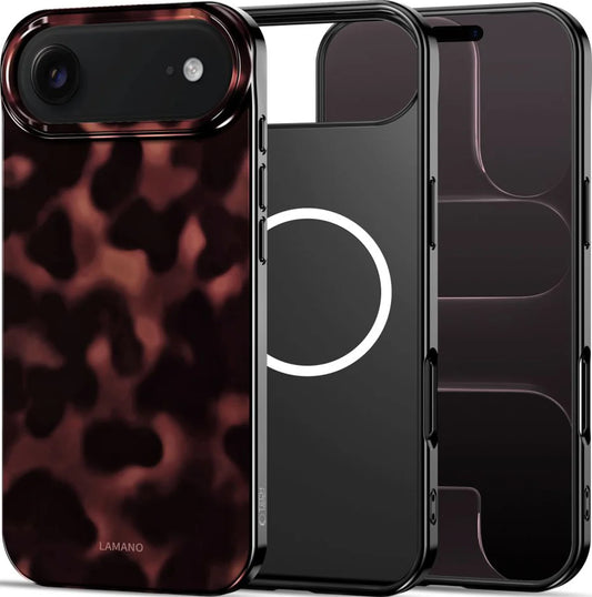 MagSafe Hülle für Apple iPhone 17 Air, Tech-Protect, Lamano Panther, Schwarz