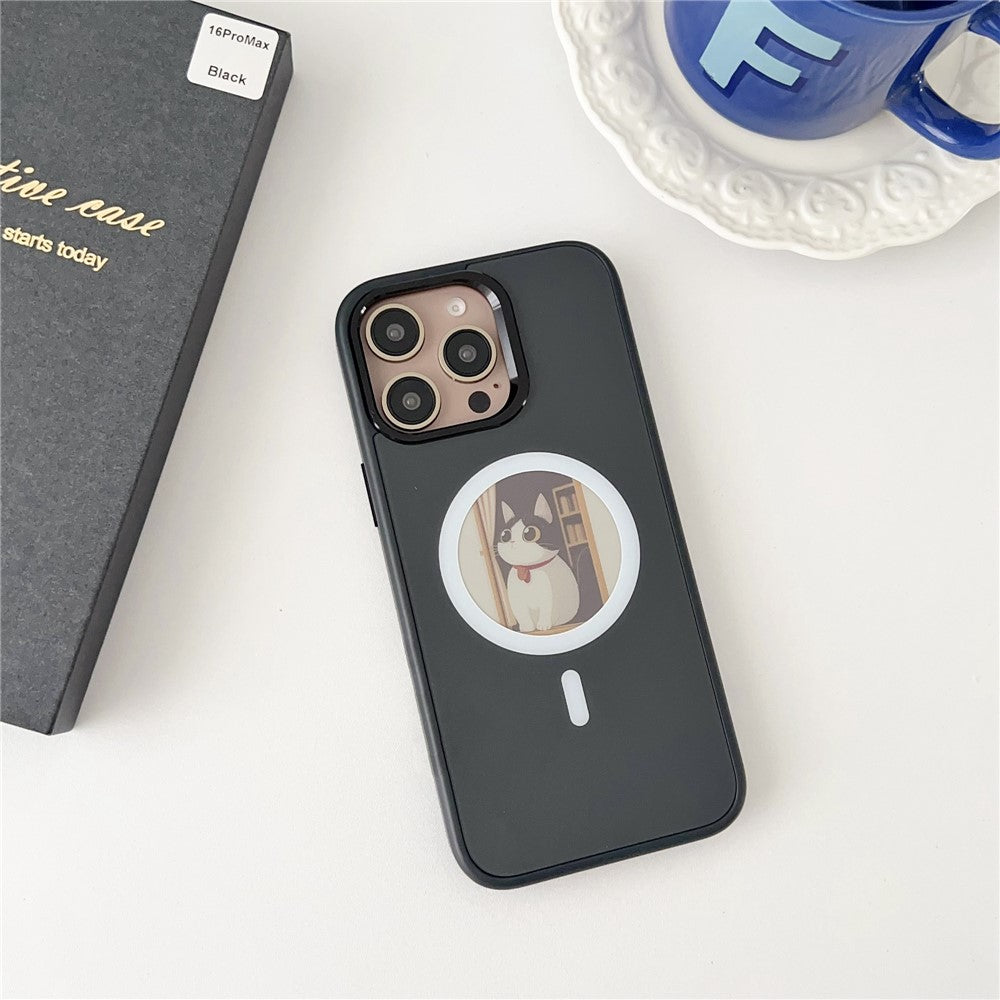MagSafe Case for Apple iPhone 16 Pro Max, OEM, Round Screen Smart E-Ink, Black