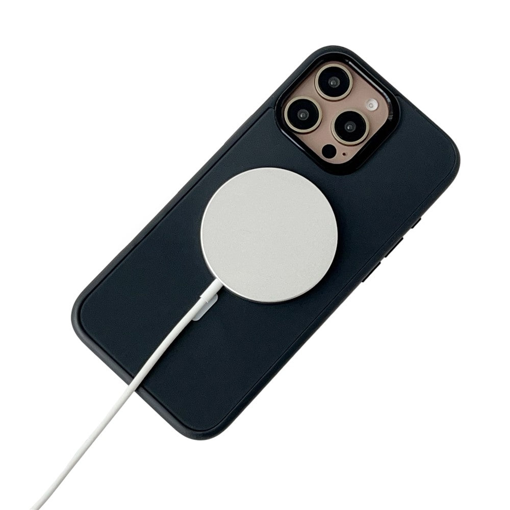 MagSafe-Hülle für Apple iPhone 14 Pro Max, OEM, Rundbildschirm Smart E-Ink, Schwarz