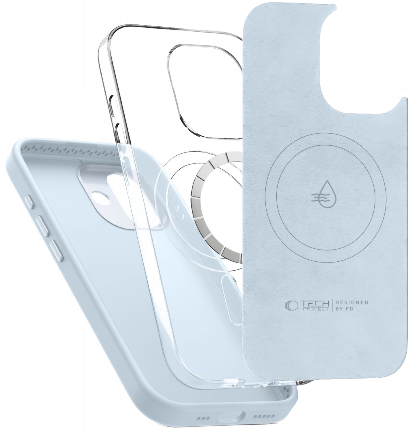 MagSafe Hülle für Apple iPhone 17, Tech-Protect, Uniq, Blau