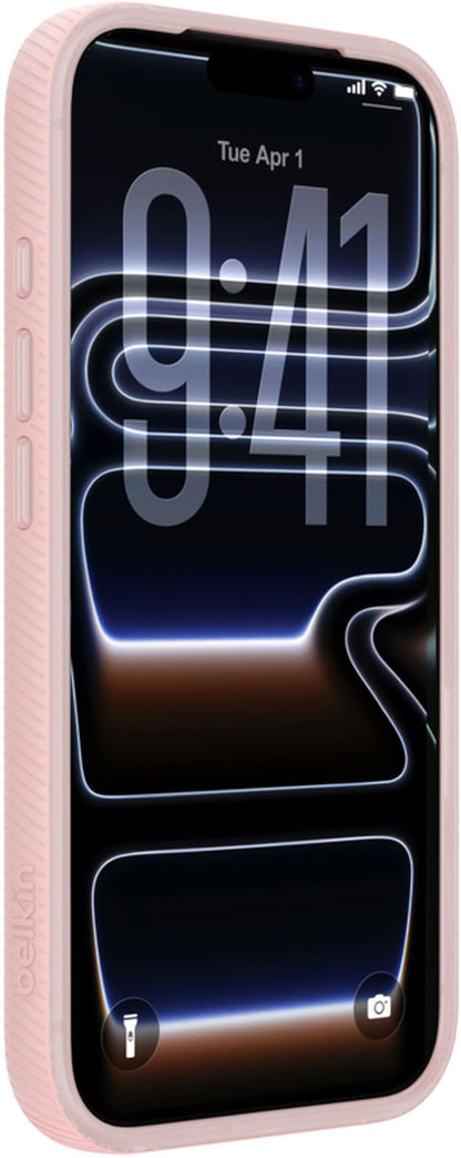 MagSafe-Hülle für Apple iPhone 17 Pro, Belkin, SheerForce Grip, Rosa MSA035hqPK