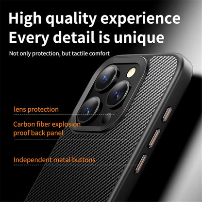 MagSafe-Hülle für Apple iPhone 15 Pro, OEM, Carbon, Schwarz