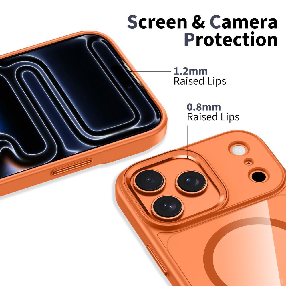 MagSafe Hülle für Apple iPhone 17 Pro, Tech-Protect, Magmat, Orange