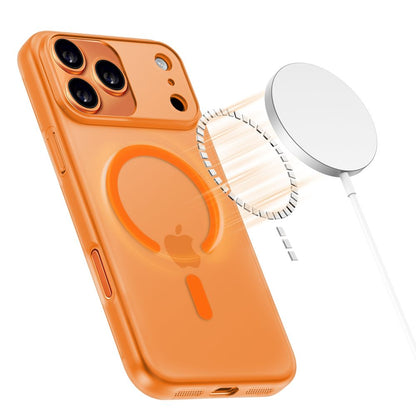 MagSafe Hülle für Apple iPhone 17 Pro Max, Tech-Protect, MagSlim, Matt Orange