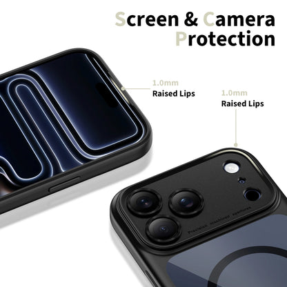 MagSafe Case for Apple iPhone 17 Pro Max, Tech-Protect, MagPeak, Transparent Black