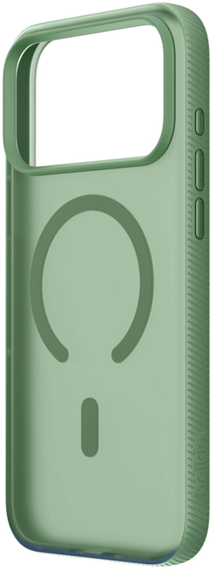 MagSafe-Hülle für Apple iPhone 17 Pro Max, Belkin, SheerForce Grip, Grün MSA036hqSE