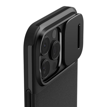 MagSafe Case for Apple iPhone 16 Pro, Spigen, OPTIK ARMOR, Black ACS08149