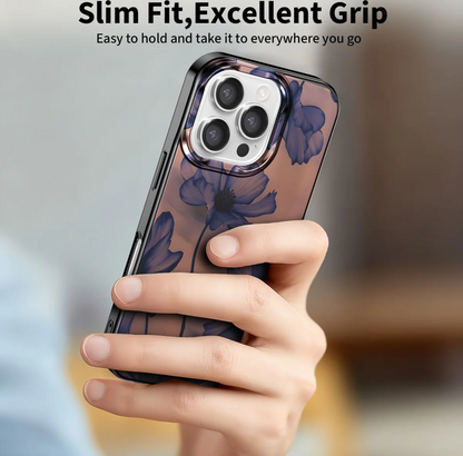 MagSafe Hülle für Apple iPhone 16 Pro, Tech-Protect, Lamano Velvet Night, Schwarz