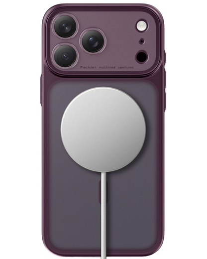 MagSafe-Hülle für Apple iPhone 18 Pro Max / 17 Pro Max, Tech-Protect, MagPrime CC, Mattes Burgunderrot