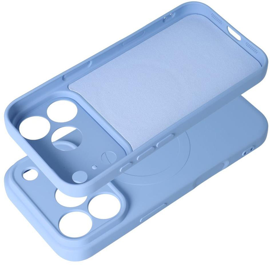 MagSafe-Hülle für Apple iPhone 18 Pro Max / 17 Pro Max, OEM, Silicone Mag, Hellblau