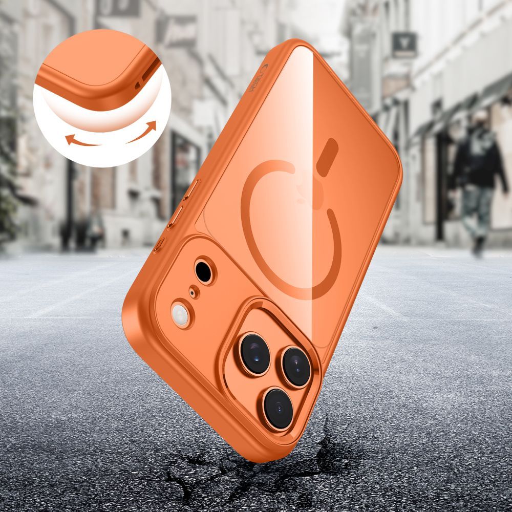 MagSafe Hülle für Apple iPhone 17 Pro, Tech-Protect, Magmat, Orange