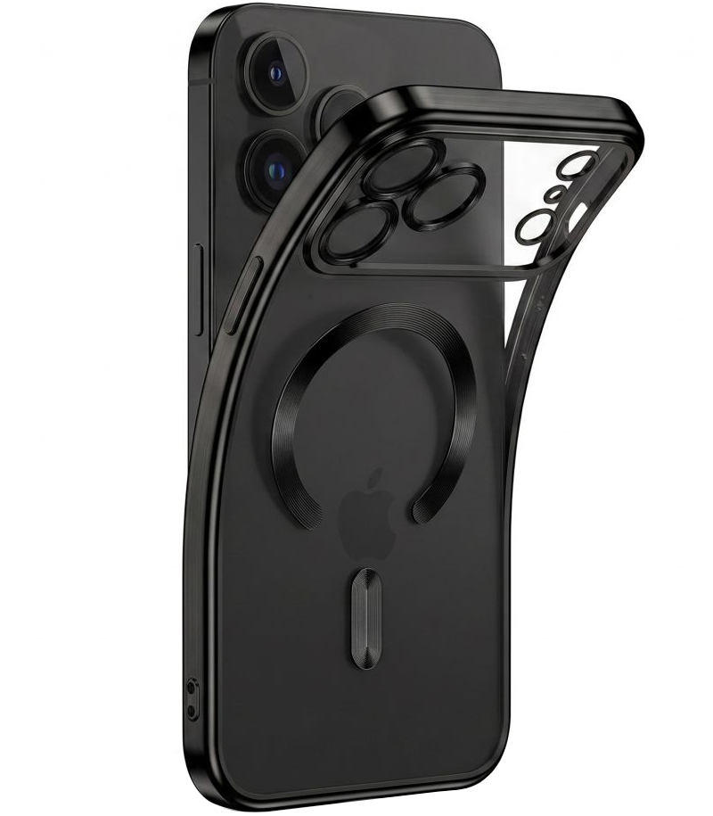 MagSafe-Hülle für Apple iPhone 18 Pro Max / 17 Pro Max, Tech-Protect, Magflex, Satin Schwarz