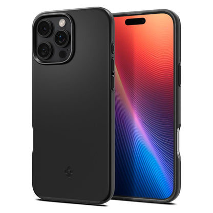 MagSafe Hülle für Apple iPhone 16 Pro Max, Spigen, Thin Fit, Schwarz