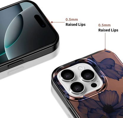 MagSafe Hülle für Apple iPhone 16 Pro, Tech-Protect, Lamano Velvet Night, Schwarz