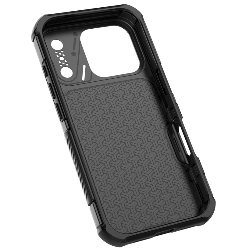 MagSafe-Hülle für Apple iPhone 18 Pro Max / 17 Pro Max, OEM, Carbon- und Eckenschutz, Schwarz
