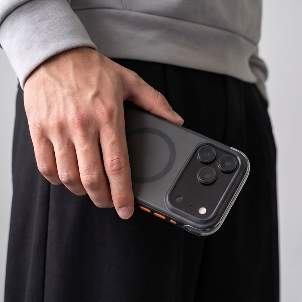 MagSafe Case for Apple iPhone 18 Pro / 17 Pro, Tech-Protect, MagAir CC, Matte Black