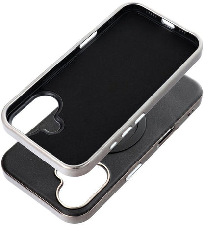 MagSafe-Hülle für Apple iPhone 16 Pro, OEM, Gentleman Mag, Schwarz