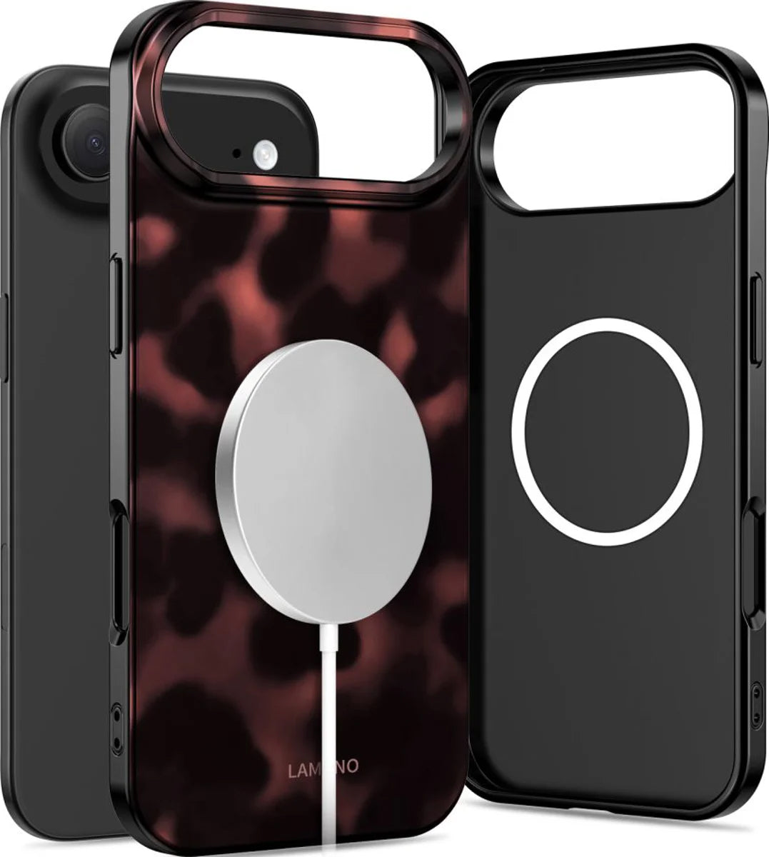 MagSafe Hülle für Apple iPhone 17 Air, Tech-Protect, Lamano Panther, Schwarz