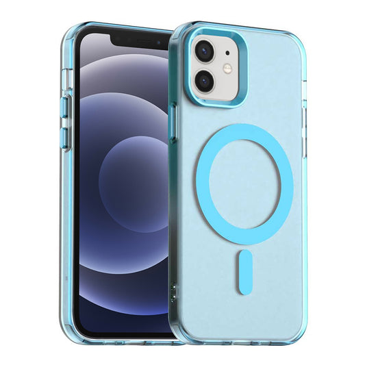 MagSafe-Hülle für Apple iPhone 12 / 12 Pro, Techsuit, CandyCase, Blau