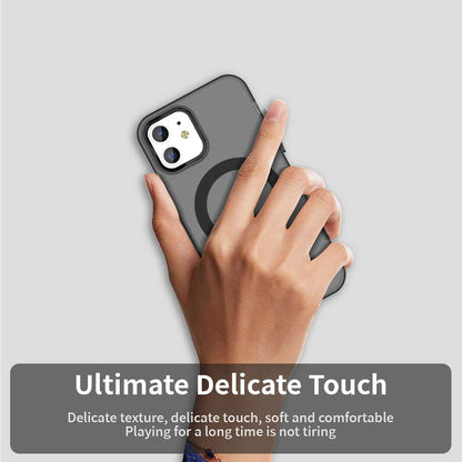 MagSafe-Hülle für Apple iPhone 12 / 12 Pro, Techsuit, CandyCase, Schwarz