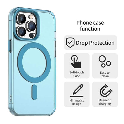MagSafe-Hülle für Apple iPhone 12 Pro Max, Techsuit, CandyCase, Blau