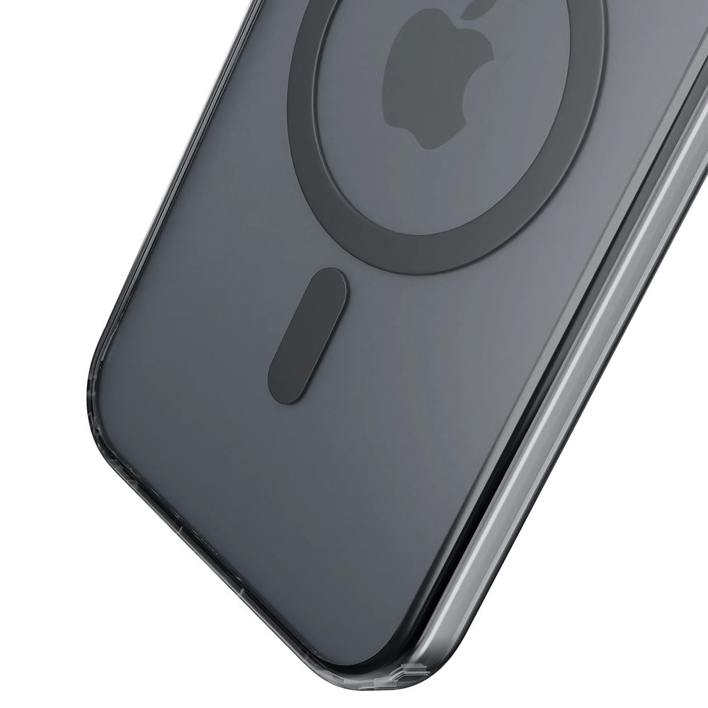 MagSafe-Hülle für Apple iPhone 13 Pro Max, 3MK, Frosty MagCase, Schwarz Satinierte