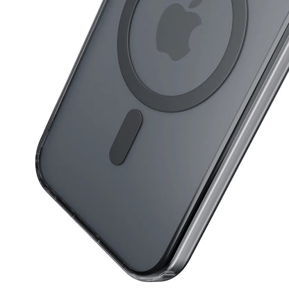 MagSafe-Hülle für Apple iPhone 13 Pro Max, 3MK, Frosty MagCase, Schwarz Satinierte