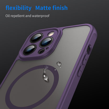 MagSafe Case for Apple iPhone 13 Pro Max, Techsuit, HaloFrost II, Purple