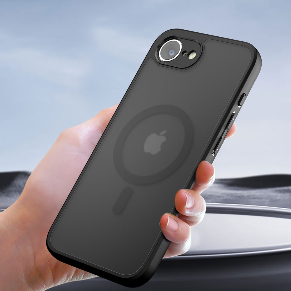 MagSafe-Hülle für Apple iPhone 13 Pro, Techsuit, PureFrost, Schwarz