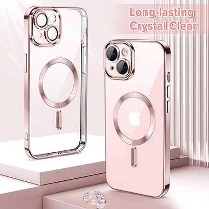 MagSafe Case for Apple iPhone 13, Techsuit, Luxury Crystal, Pink