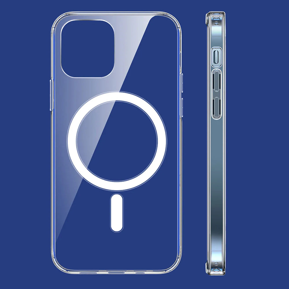 MagSafe-Hülle für Apple iPhone 13, Techsuit, Pro, Transparent