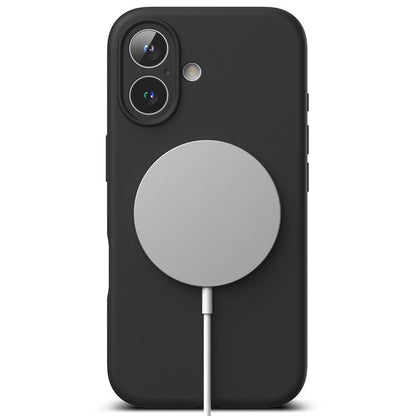 MagSafe Hülle für Apple iPhone 13, Techsuit, SoftFlex, Schwarz