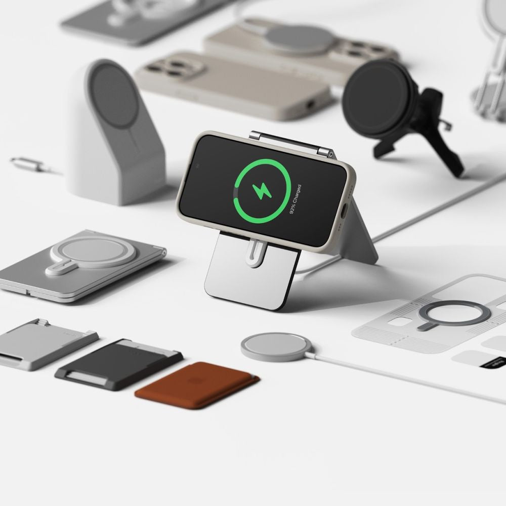 MagSafe Hülle für Apple iPhone 13, Techsuit, SoftFlex, Schwarz