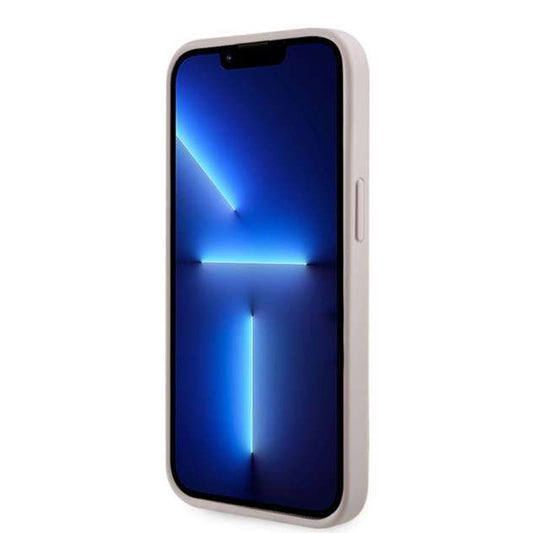 MagSafe Hülle für Apple iPhone 14, Guess, GCube Stripes, Rosa