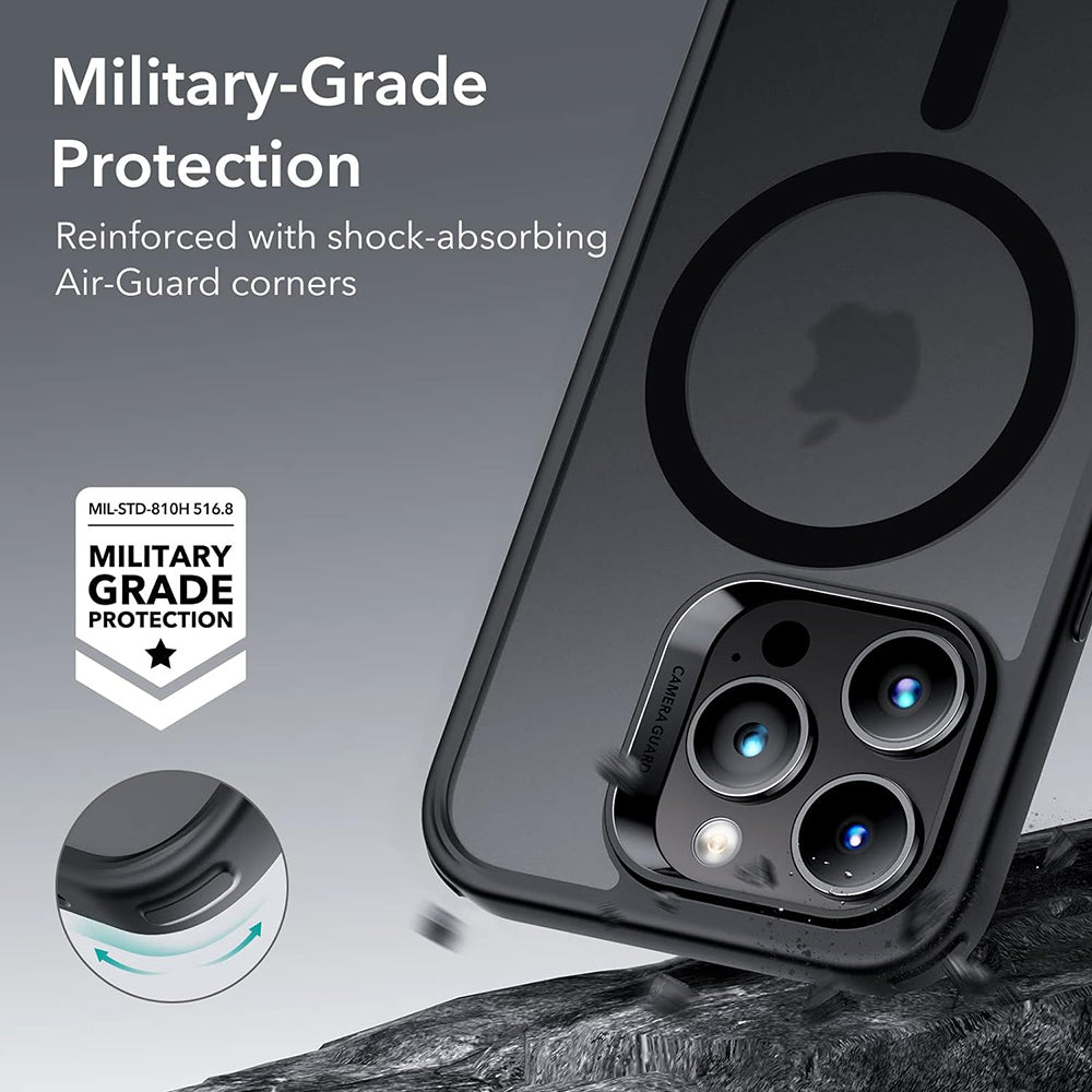 MagSafe-Hülle für Apple iPhone 14 Pro Max, ESR, Classic Hybrid, Satin Schwarz