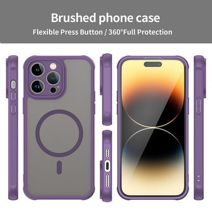 MagSafe Case for Apple iPhone 14 Pro Max, Techsuit, HaloFrost II, Purple