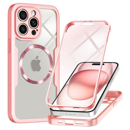 MagSafe-Hülle für Apple iPhone 14 Pro, Techsuit, ColorVerse 360, Rosa