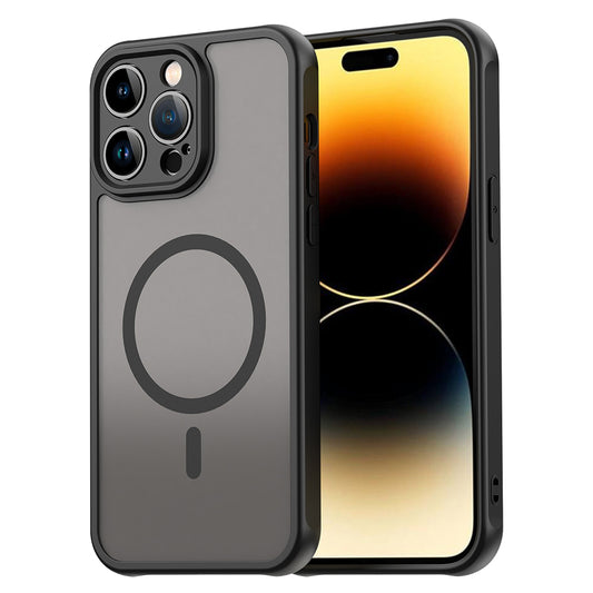 MagSafe-Hülle für Apple iPhone 14 Pro, Techsuit, HaloFrost II, Schwarz
