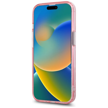 MagSafe Hülle für Apple iPhone 15 Plus, Karl Lagerfeld, IML Monogramm Karl & Choupette's Köpfe, Rosa