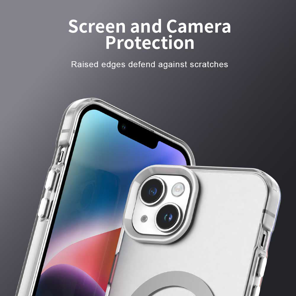 MagSafe-Hülle für Apple iPhone 15 Plus, Techsuit, CandyCase, Weiß