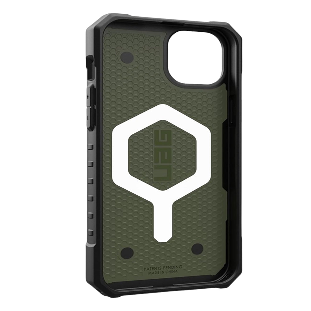 MagSafe Case for Apple iPhone 15 Plus, Urban Armor Gear, Pathfinder, Green