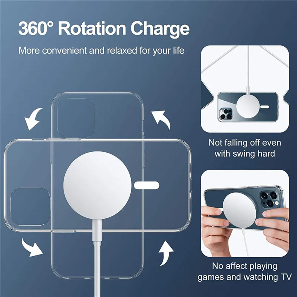 MagSafe Hülle für Apple iPhone 15 Pro Max, Techsuit, Pro, Schwarz