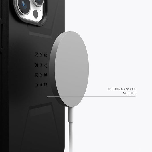 MagSafe-Hülle für Apple iPhone 15 Pro Max, Urban Armor Gear, Essential Armor, Schwarz