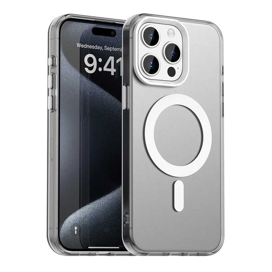 MagSafe-Hülle für Apple iPhone 15 Pro, Techsuit, CandyCase, Weiß