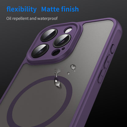 MagSafe-Hülle für Apple iPhone 15 Pro, Techsuit, HaloFrost II, Lila