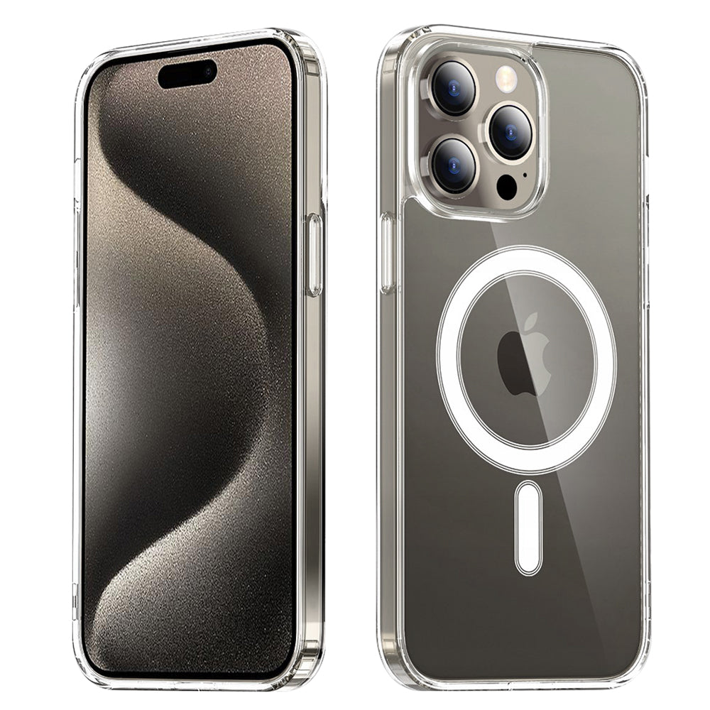MagSafe Case for Apple iPhone 15 Pro, Techsuit, Pro, Transparent