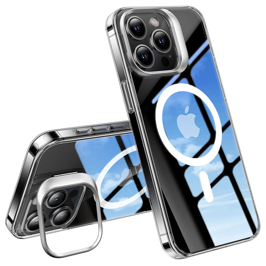 MagSafe Hülle für Apple iPhone 15 Pro, Torras, Lstand, Transparent