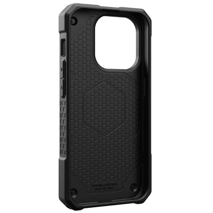 MagSafe-Hülle für Apple iPhone 15 Pro, Urban Armor Gear, Monarch Pro Kevlar, Schwarz
