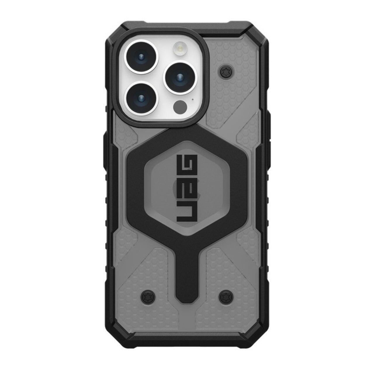 MagSafe-Hülle für Apple iPhone 15 Pro, Urban Armor Gear, Pathfinder, Grau