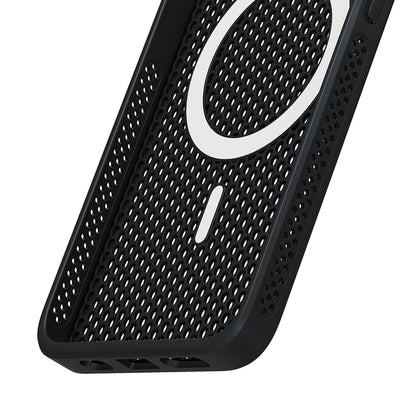 MagSafe-Hülle für Apple iPhone 16, 3MK, COOLing, Schwarz